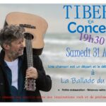 Le 31 aout 2024, concert de TIBERT – Une chanson est un départ et le début d’un ailleurs….