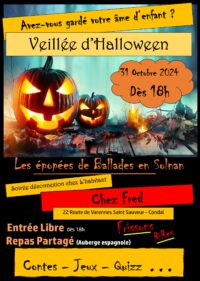 Le 31 octobre, nous fêterons Halloween