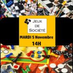 le mardi 5 novembre à 14h, le club de la bonne humeur vous invite à la Ballade du Phoque pour un après-midi Jeux de Société